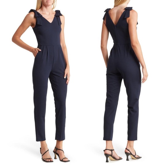 LOVE ADY Bow-Strap Jumpsuit - Picture 1 of 5